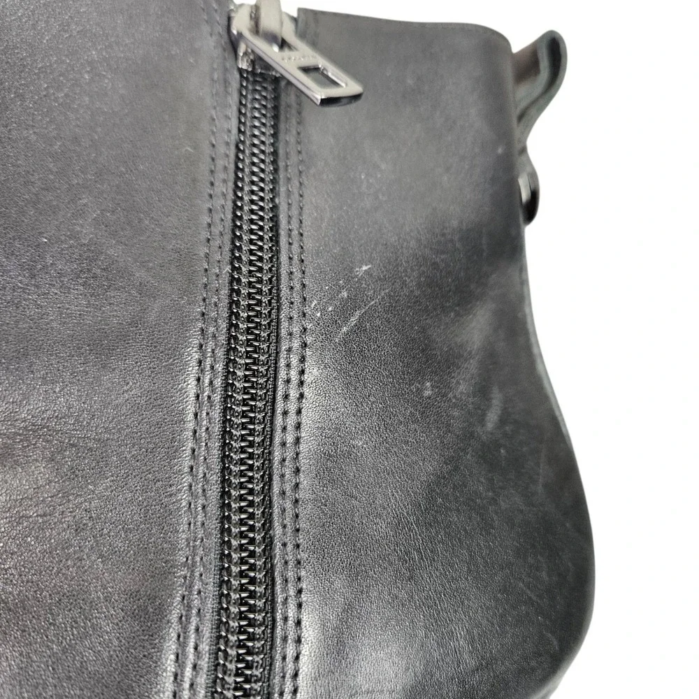 Coach Jemma Black Leather Heeled‎ Ankle Boots Size 9B